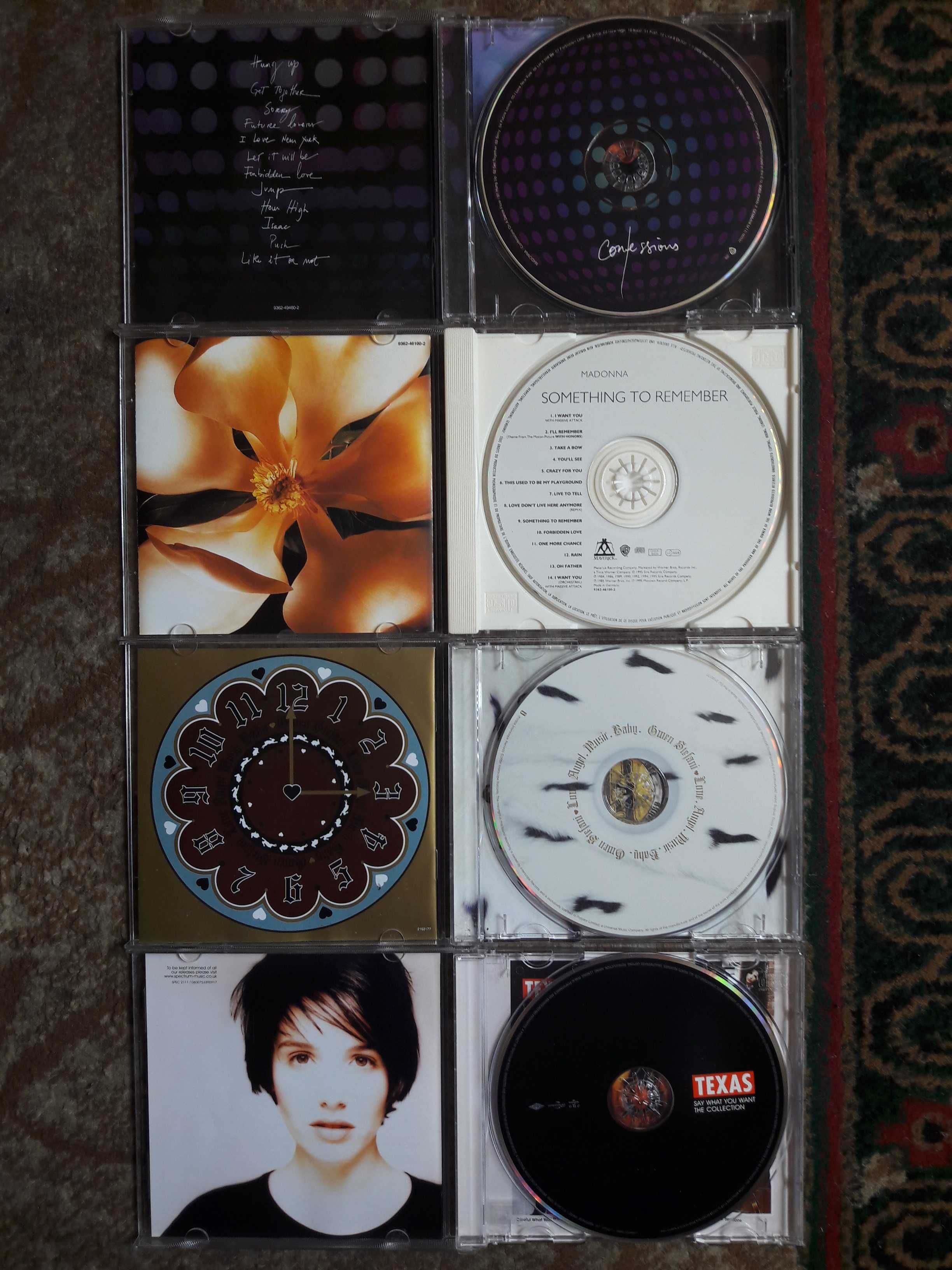 CD Madonna, A.Lavigne ,Kylie,Rihanna,Anastacia,Sonique Dido,J.Lo,Texas