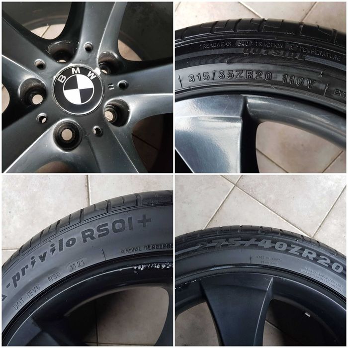 Koła letnie BMW X5 x6 10x20 11x20 5x120 opony 275/40/20 315/35/20