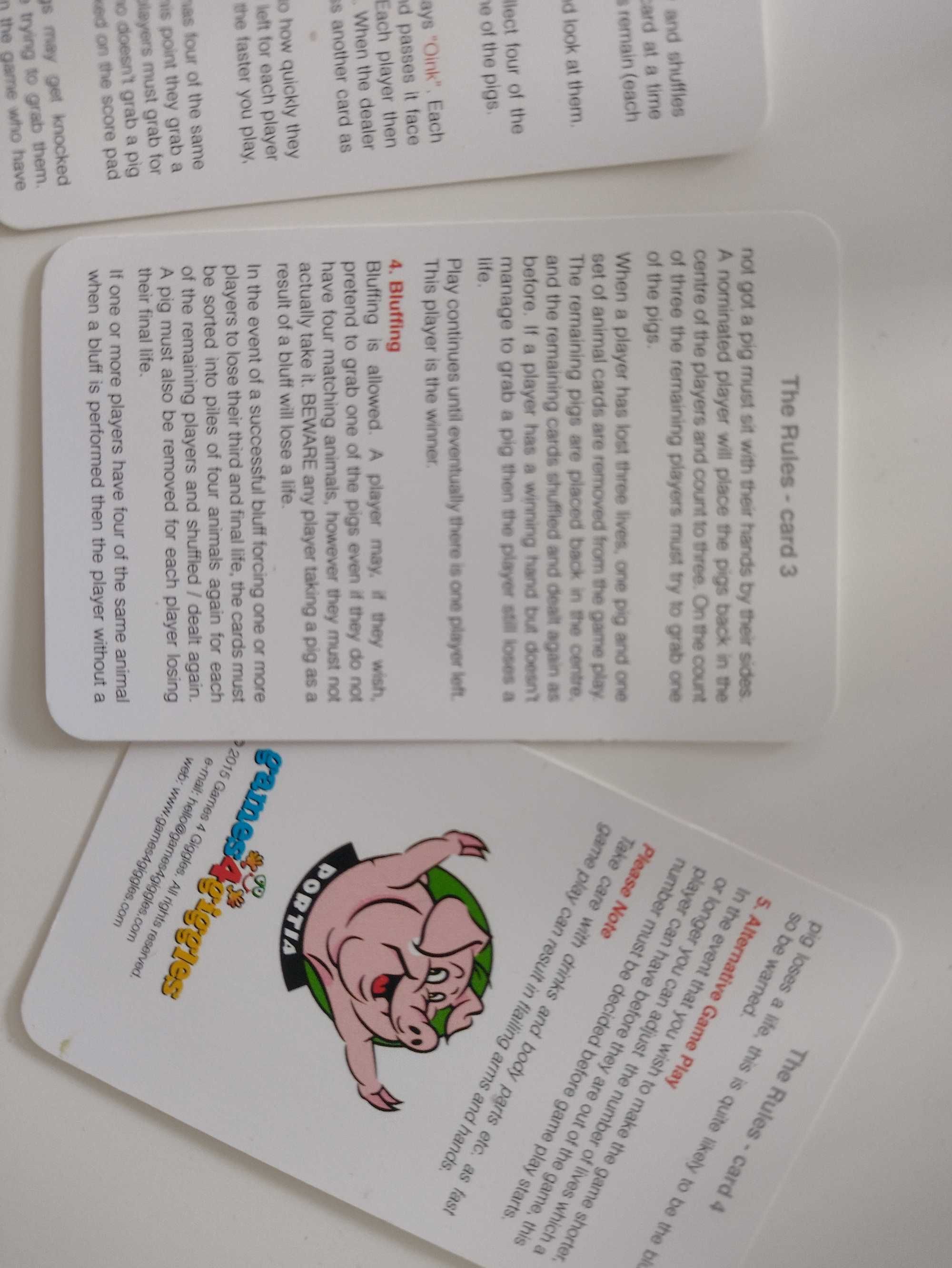 Gra złap świnkę grab a pig 6+ karty zwierzęta