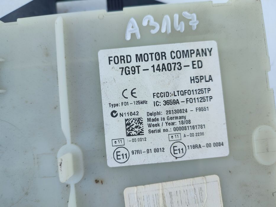 skrzynka bezpieczników ford mondeo mk4 2.0tdci 7g9t-14a073-ed