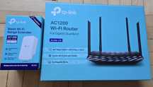 Router TP-LINK Archer C6 V2, Repeater TP-LINK RE300 AC1200 MESH