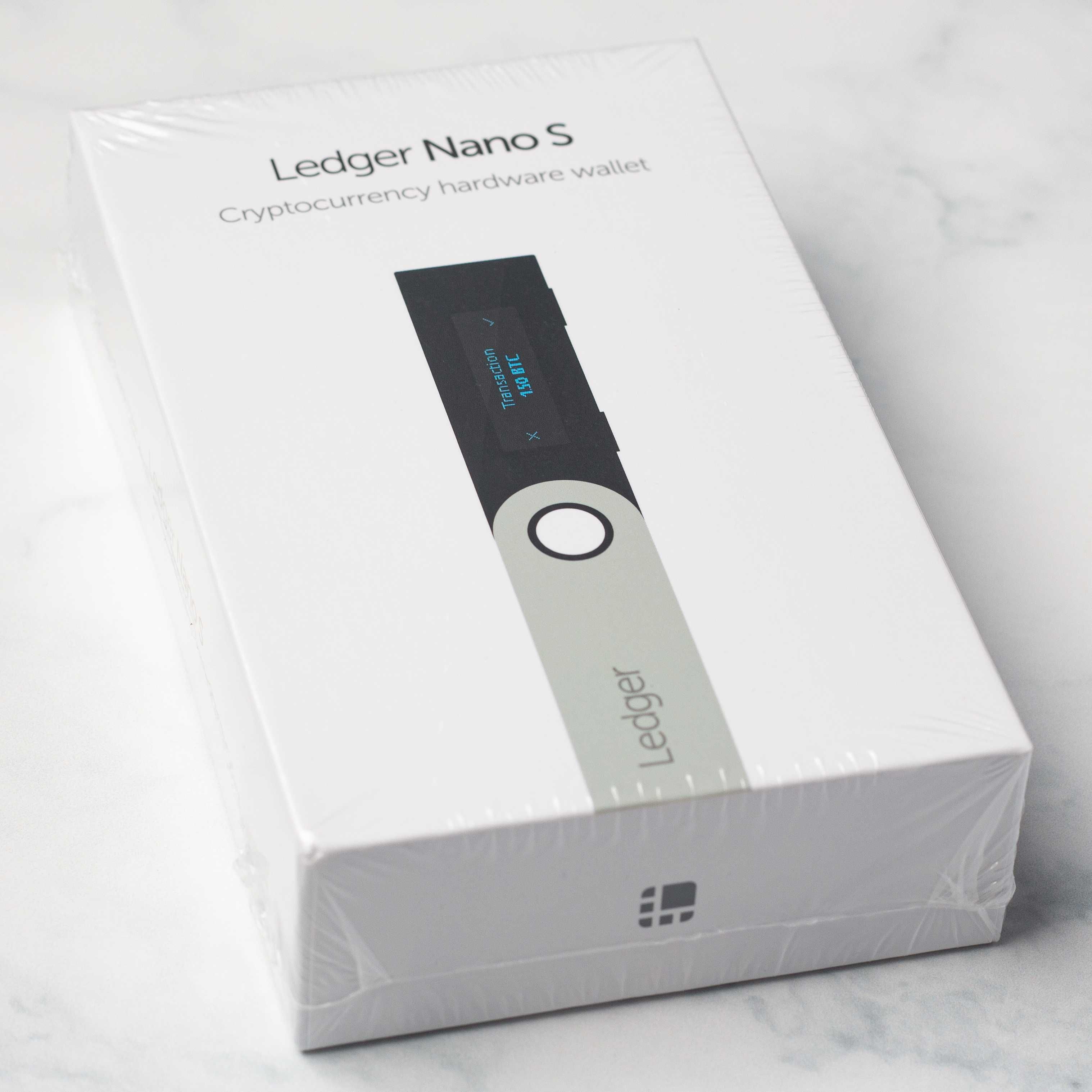 Криптогаманець Ledger Nano S Matte Black Original Made in France
