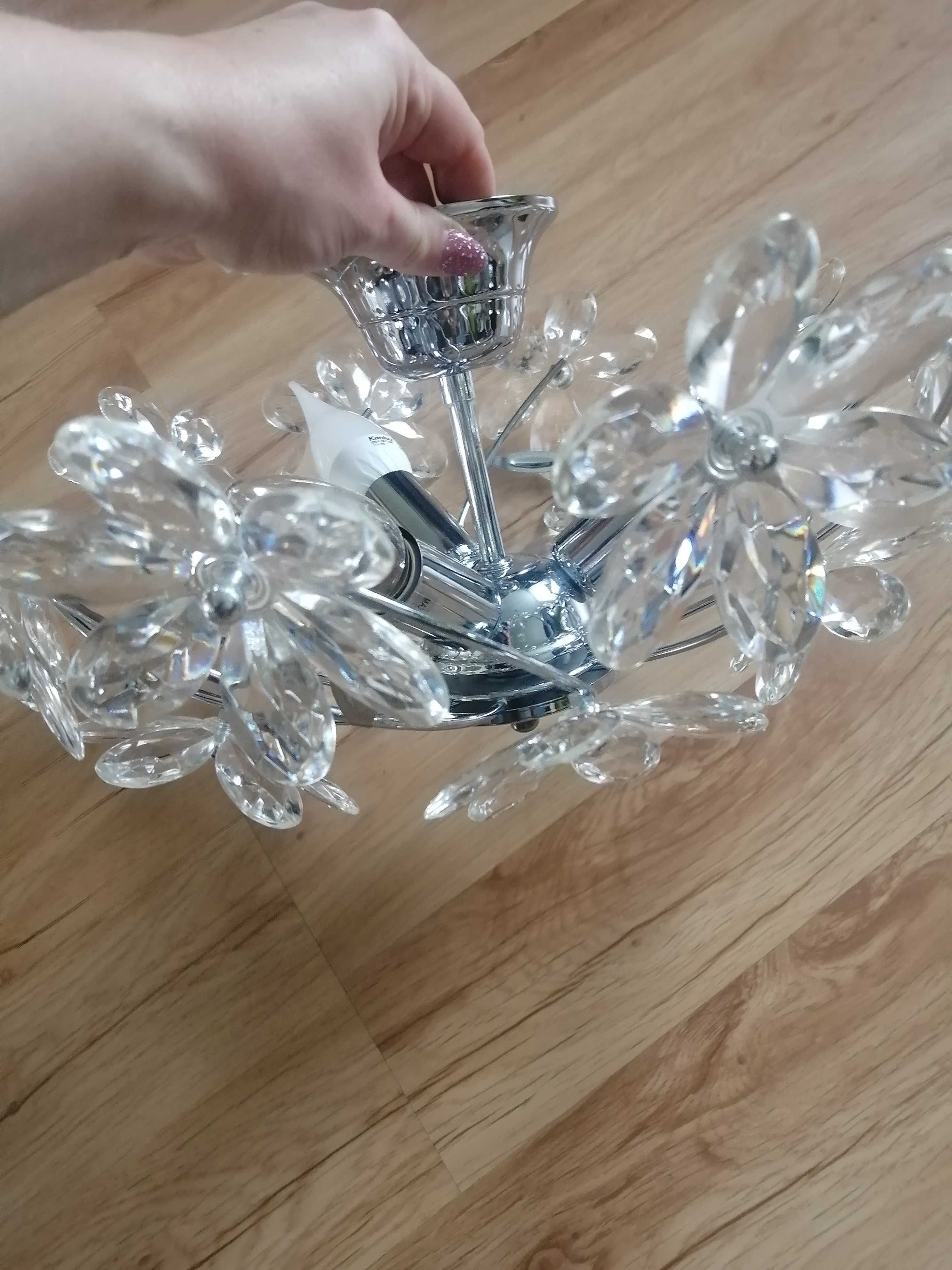 Lampa sufitowa kwiaty jak nowa