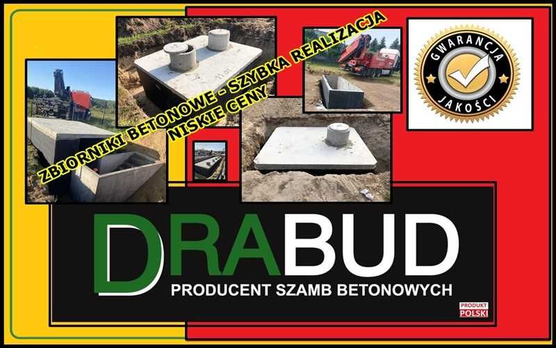 Szambo Deszczówka Zbiornik betonowy Piwniczki betonowe z ATESTEM