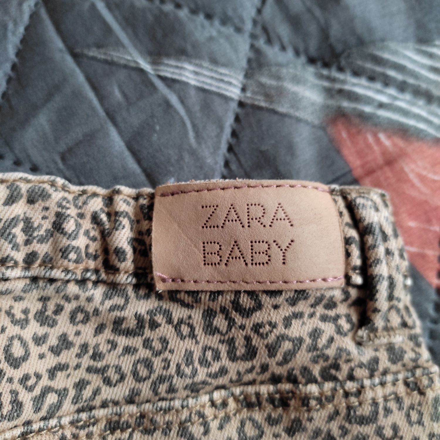 Spodnie Zara panterka 104