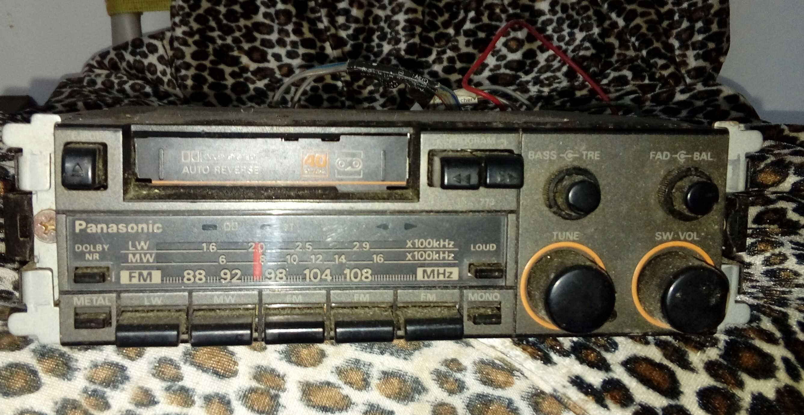 Radio Panasonic cq773fnv zabytek prawie.