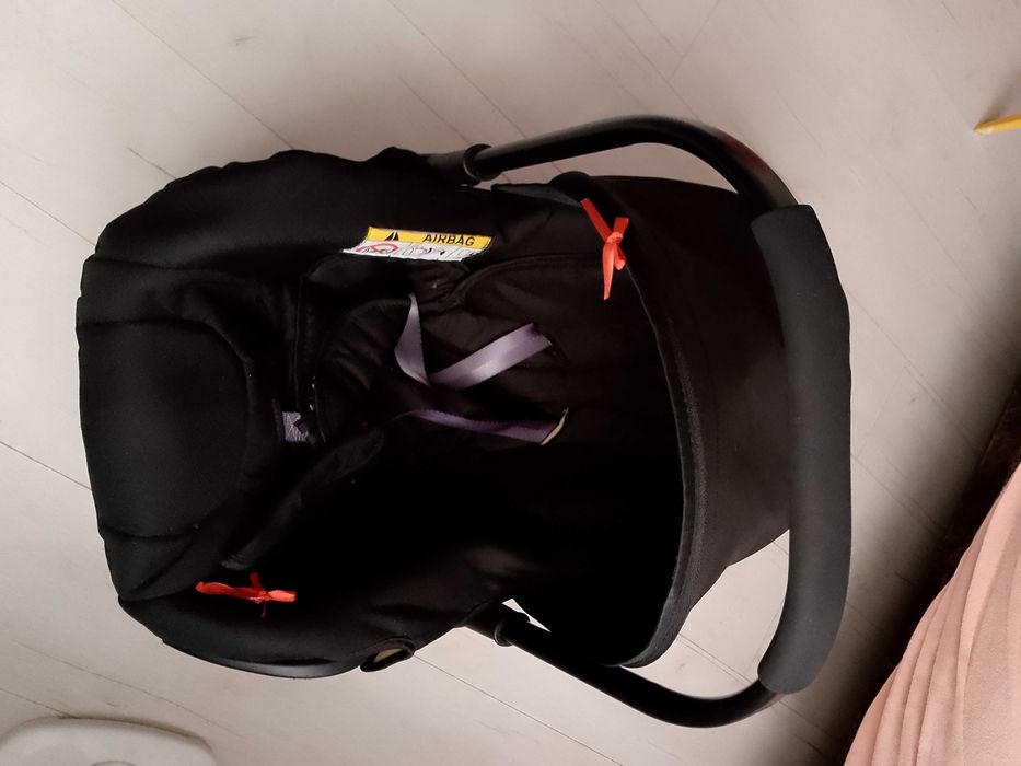 Czarny wózek 3w1 Porto