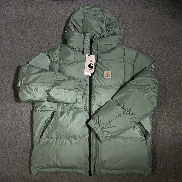 (БЕЗ ПЕРЕДОПЛАТИ)Carhartt Puffer Jacket куртка пуховик кархарт зелена
