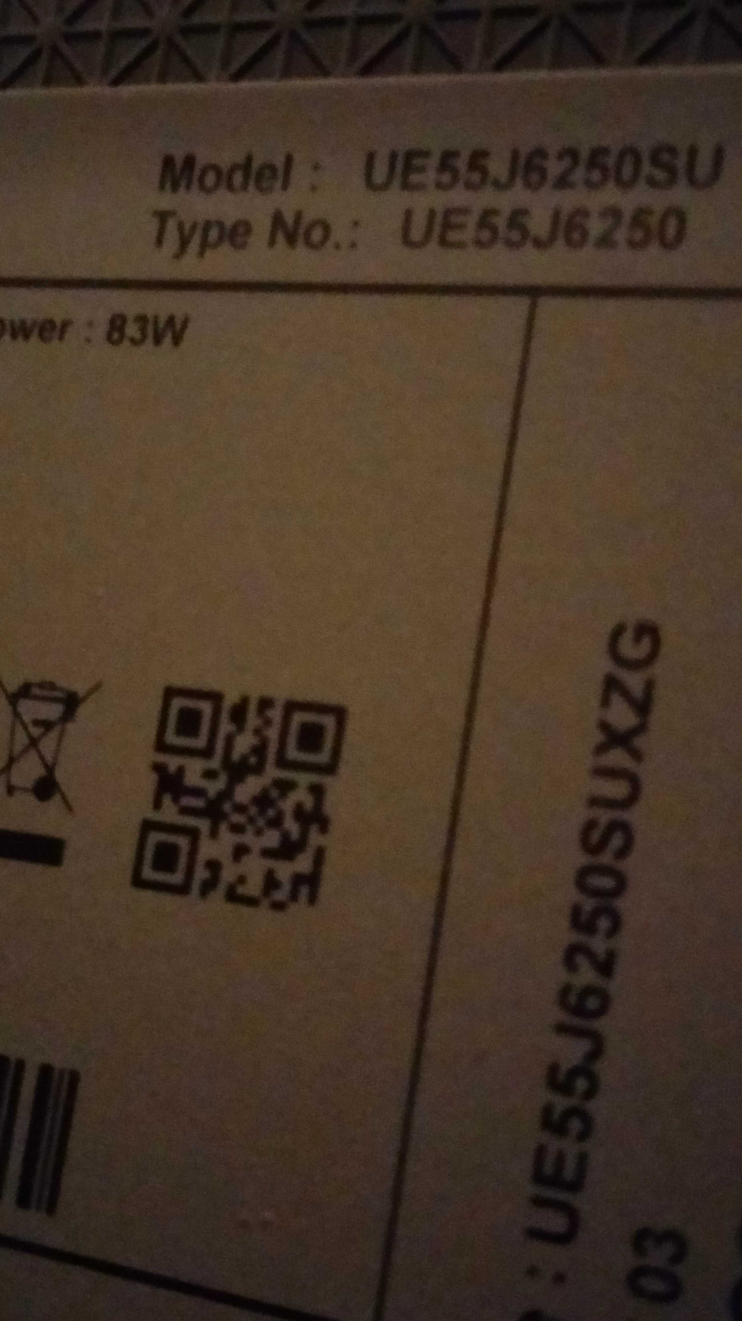 Samsung Tv 55 cali EU55J6250SU