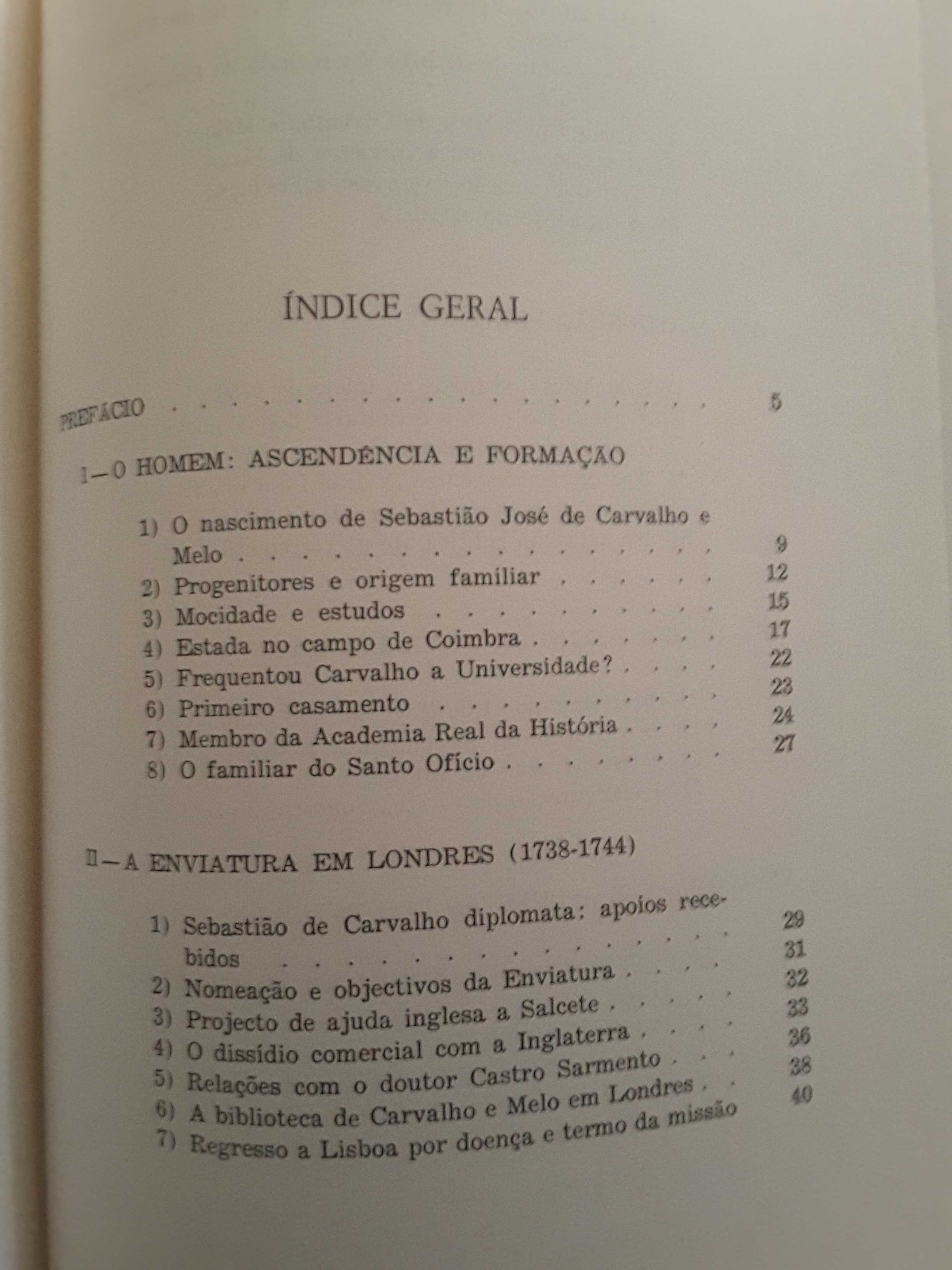 Obras sobre o Marquês de Pombal