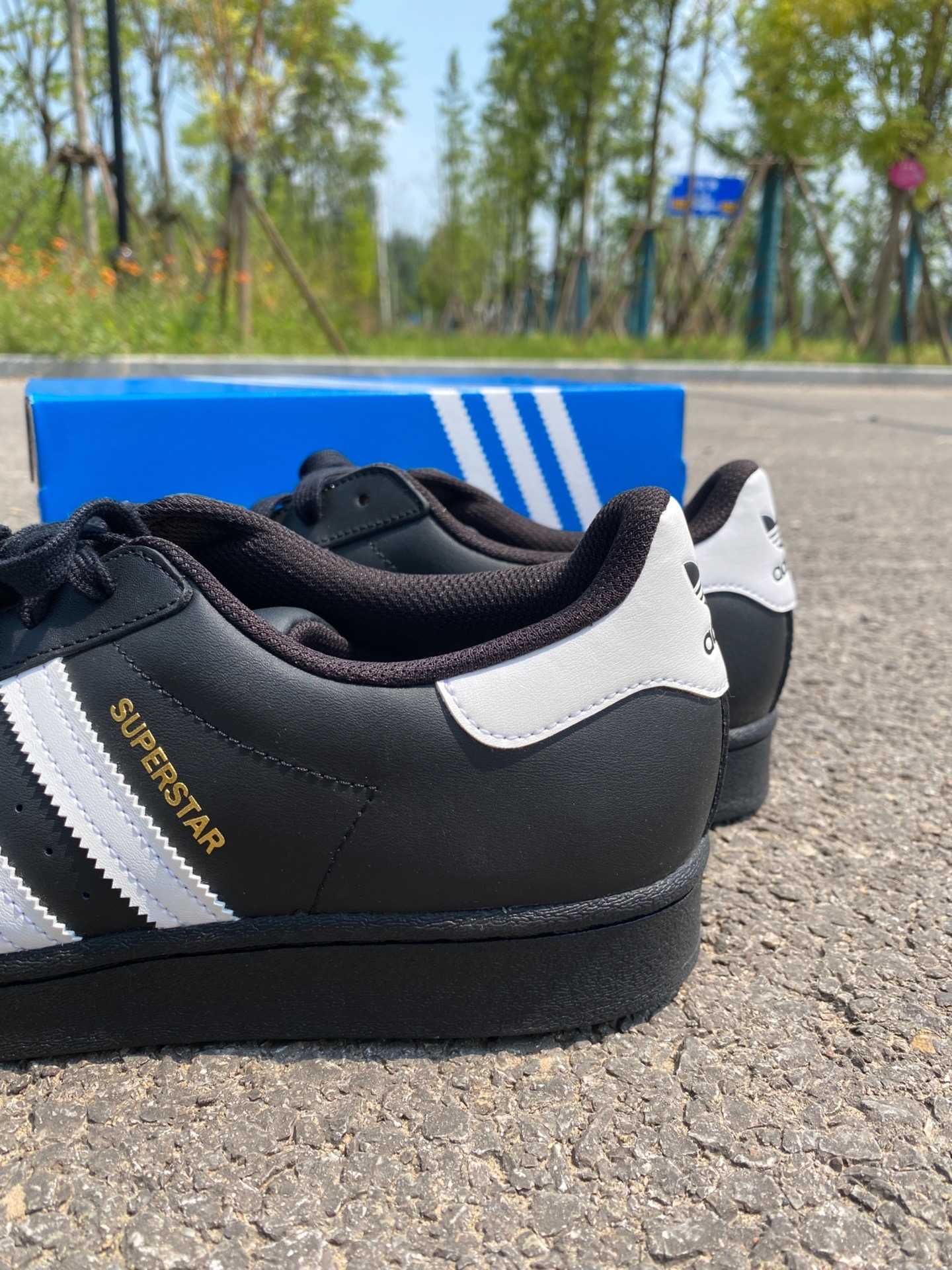 *NoweAdidasSuperstarCoreBlack*Moda.41