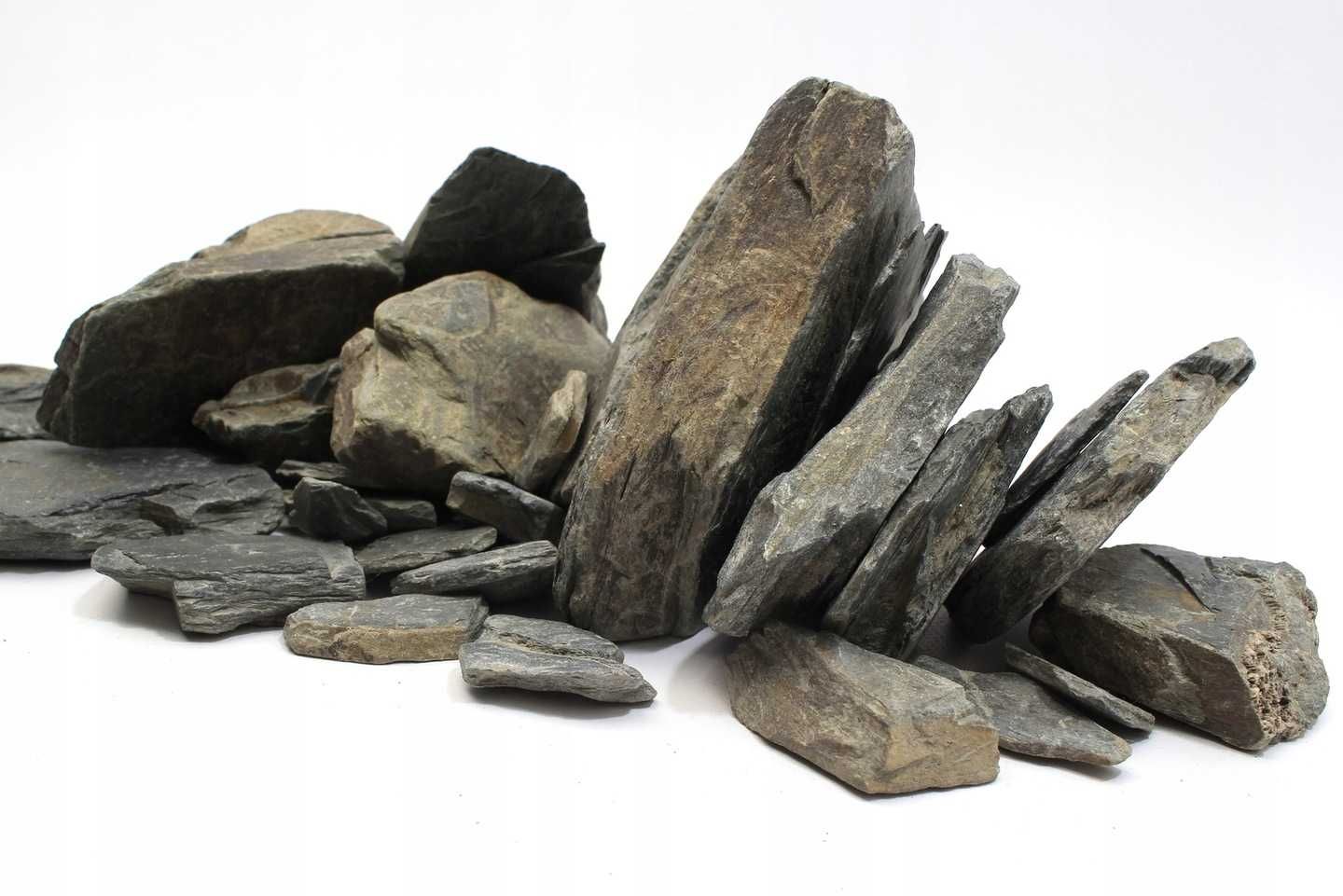 Skała Slate Stone Kamień do Akwarium 2kg