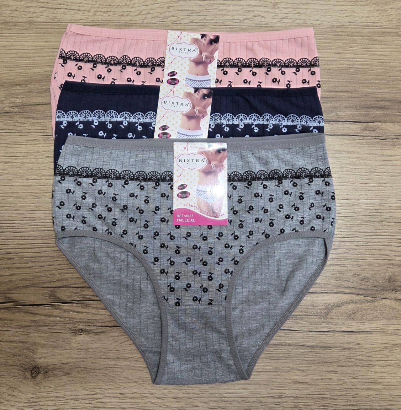 Majtki Damskie komplet 3sztuki XL