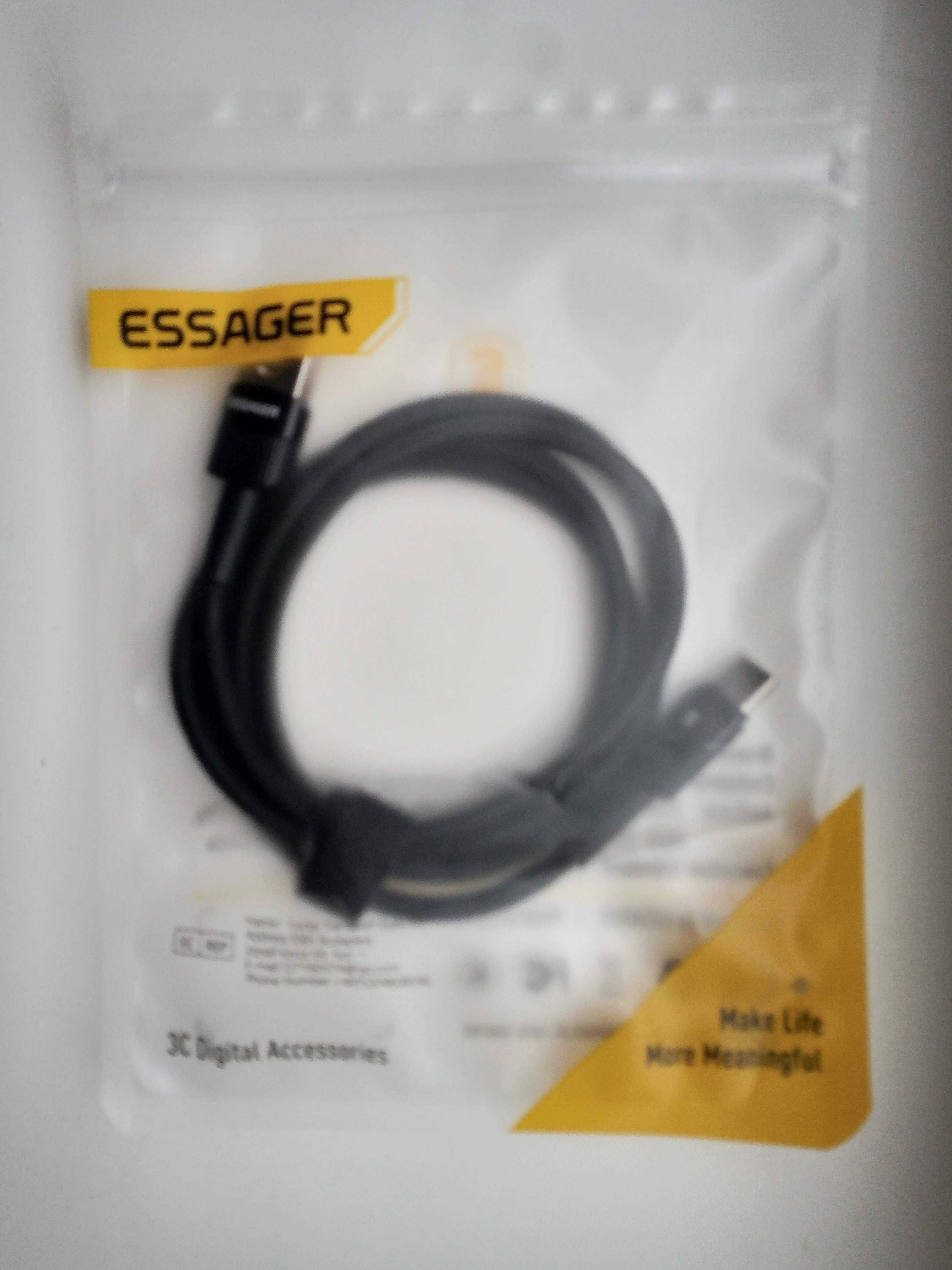 Кабель зарядный Essager, KUULAA,  Uslion 3-7A USB, Type-C, micro USB