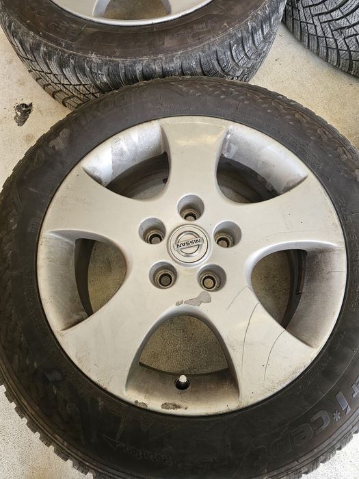 Felgi aluminiowe r16 nissan opony zimowe HANKOOK 205/60/R16