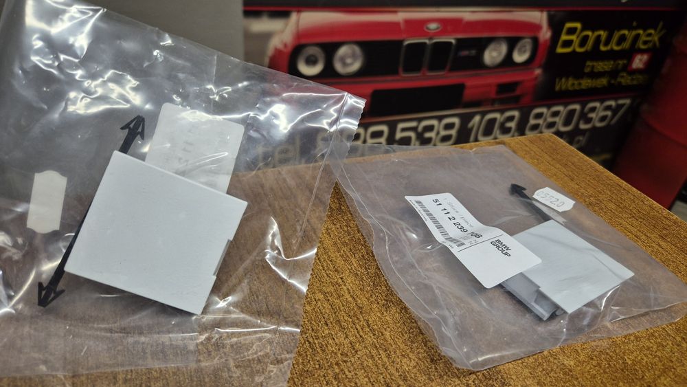 BMW E30 Mtechnik II Osłona Zaślepka Zderzaka Przedniego Oryginał Nowa