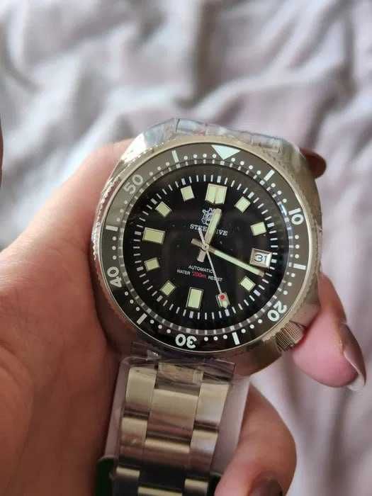 NOWY zegarek nurkowy Steeldive, diver, żółw, Seiko NH35, 200m willard