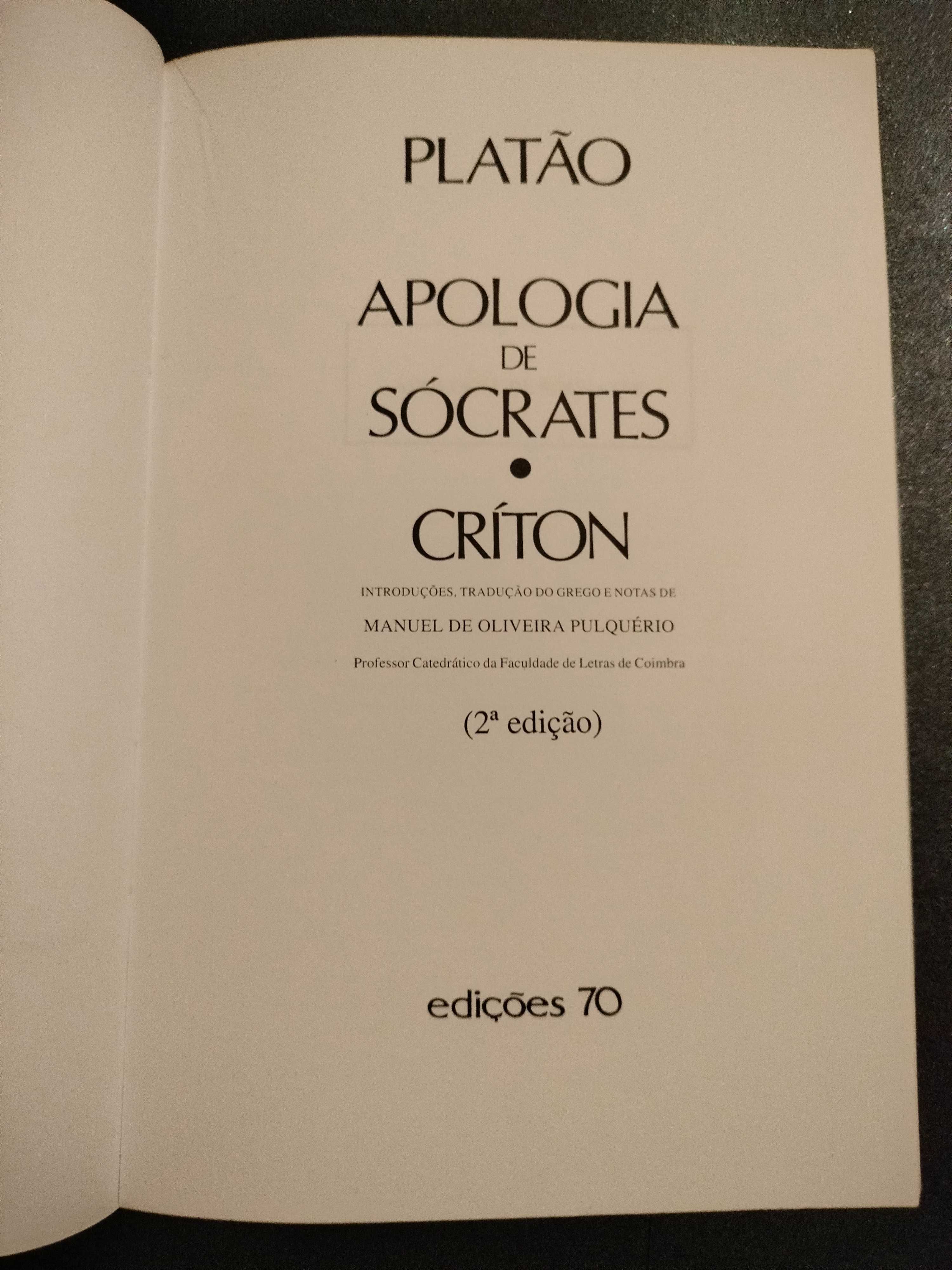 Apologia de Sócrates & Críton de Platão