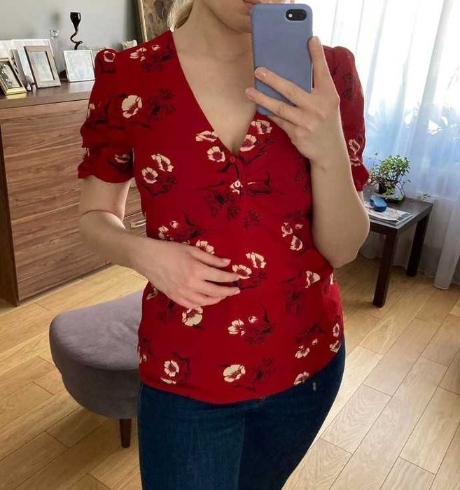 Bluzka letnia w kwiaty