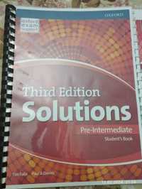 Продам учебники Solutions students , Solutions workbook
