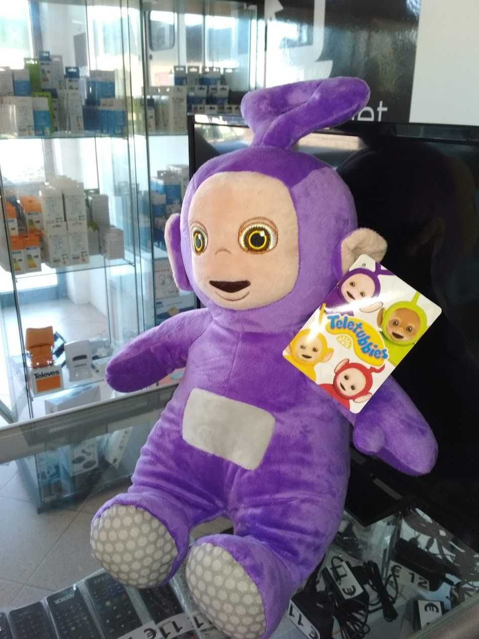 Promo:Peluche Teletubbies Tinky Winky 50cm/45cm Sentado