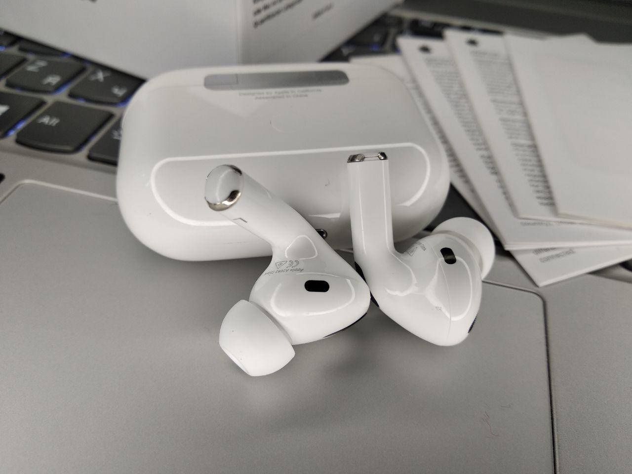 Бездротові навушники Apple AirPods Pro білі, Lux вкладиші Airpods Pro