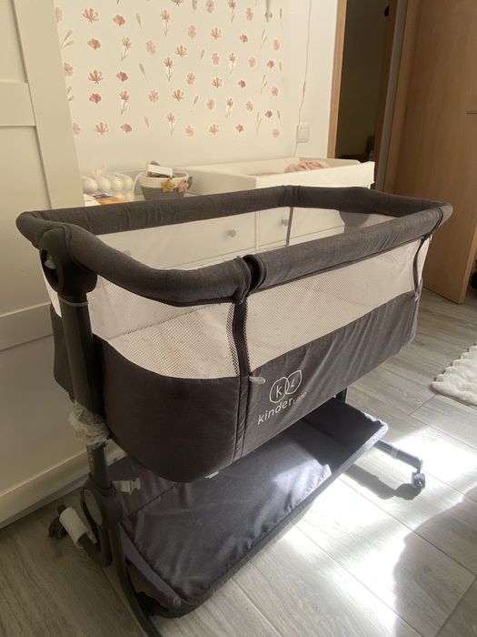 Berço Com Cesto Luxury Cinza Kinderland
