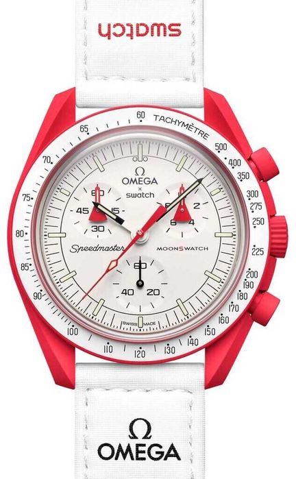Годинник Swatch X Omega MoonSwatch Mission to Mars (SO33R100) Новий !