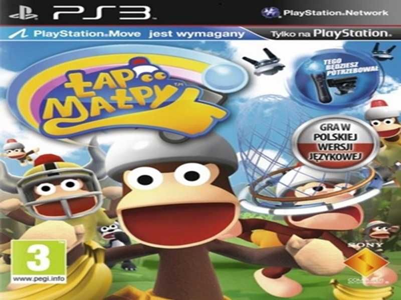 Łap Małpy ps3 PL Wersja Językowa