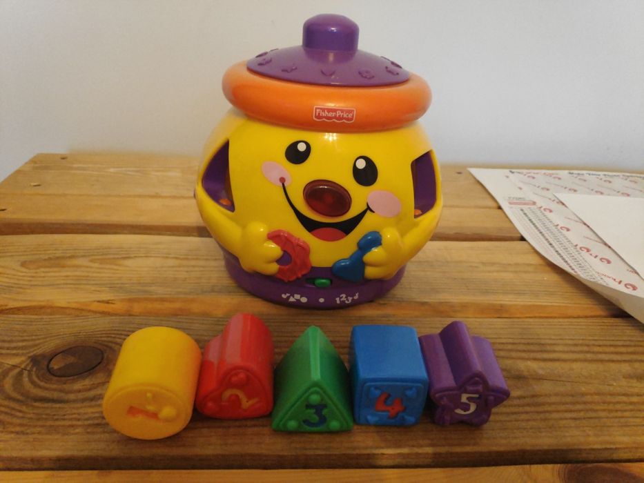 Fisher-Price Garnuszek na klocuszek wersja Polska