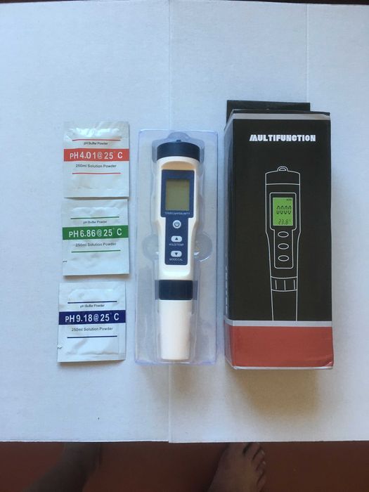 Аналізатор якості води/ PH метр/ тестер 5/7 в 1