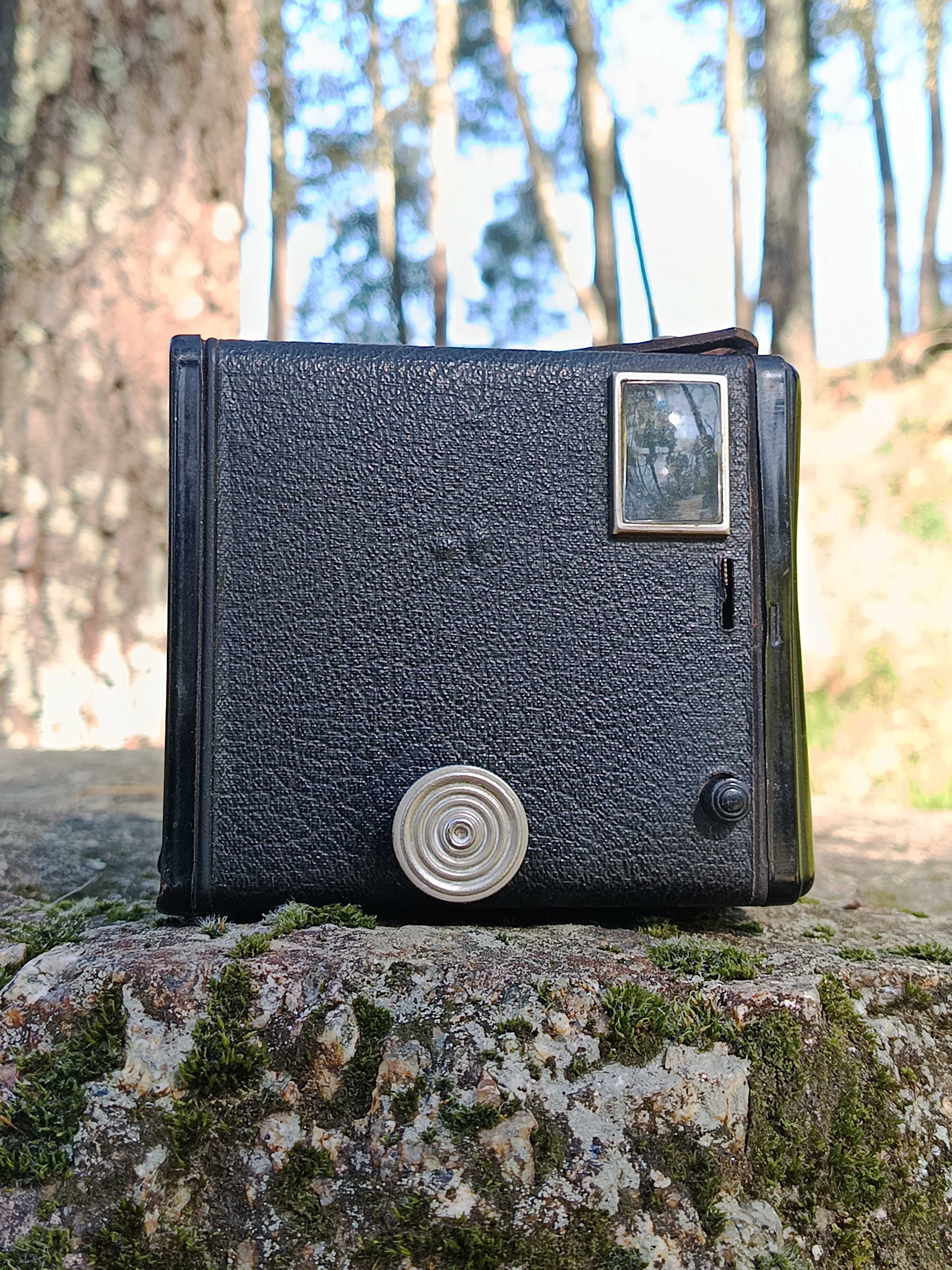 Câmara fotográfica Kodak Six-20 Brownie Model C (Câmara box/caixote)