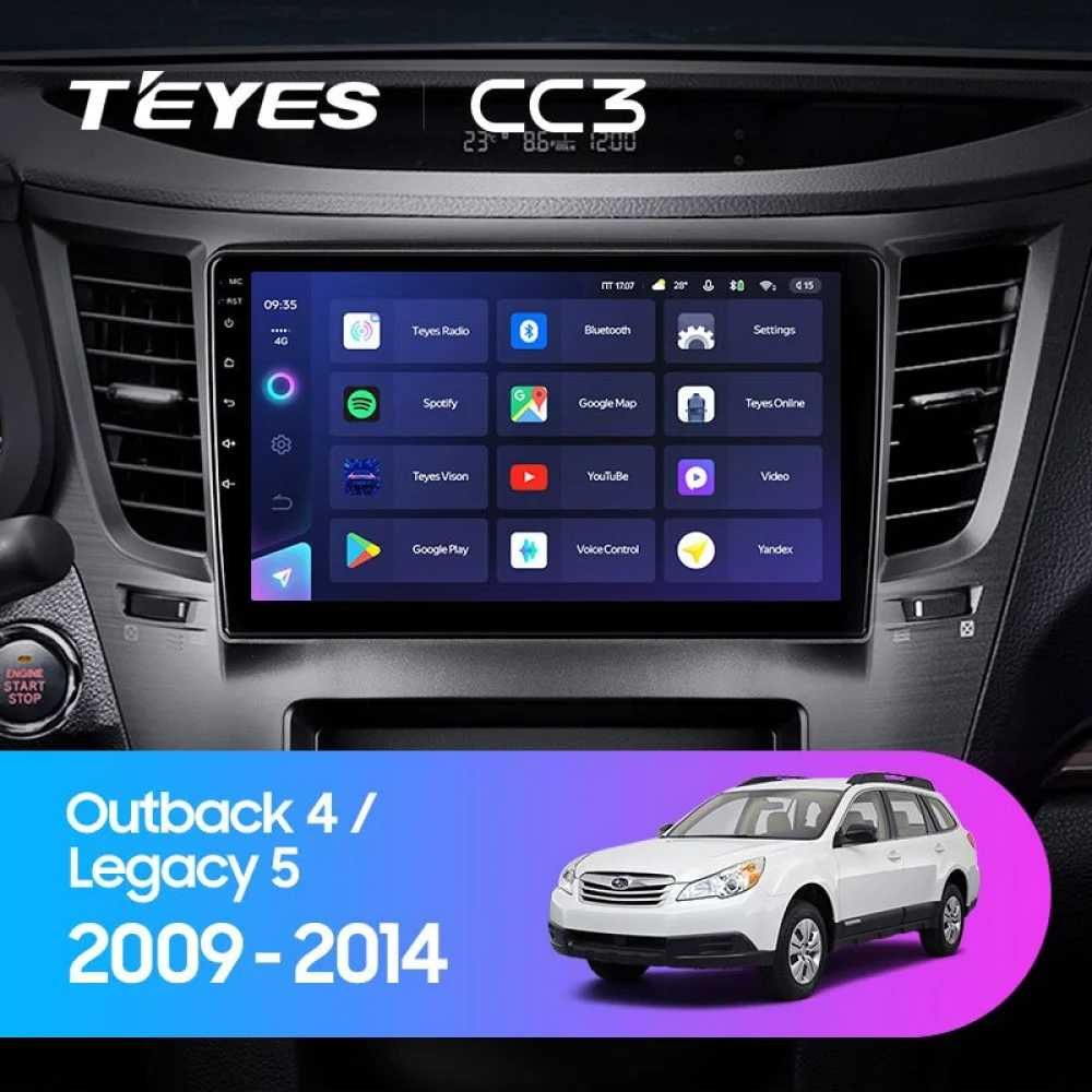 Штатная магнитола Teyes CC3 2k 4+64 Gb Subaru Outback 4, Legacy 5