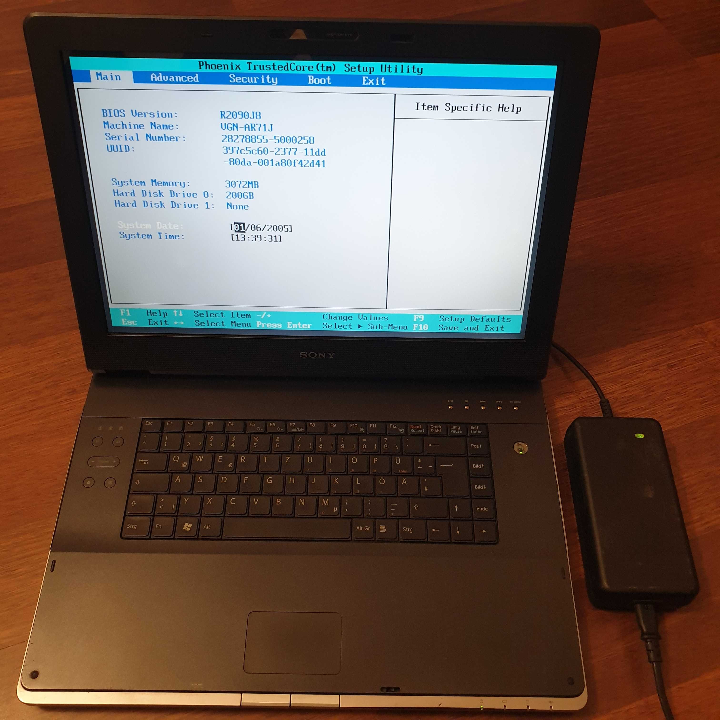 Sony Vaio VGN-AR71J  PCG-8113M