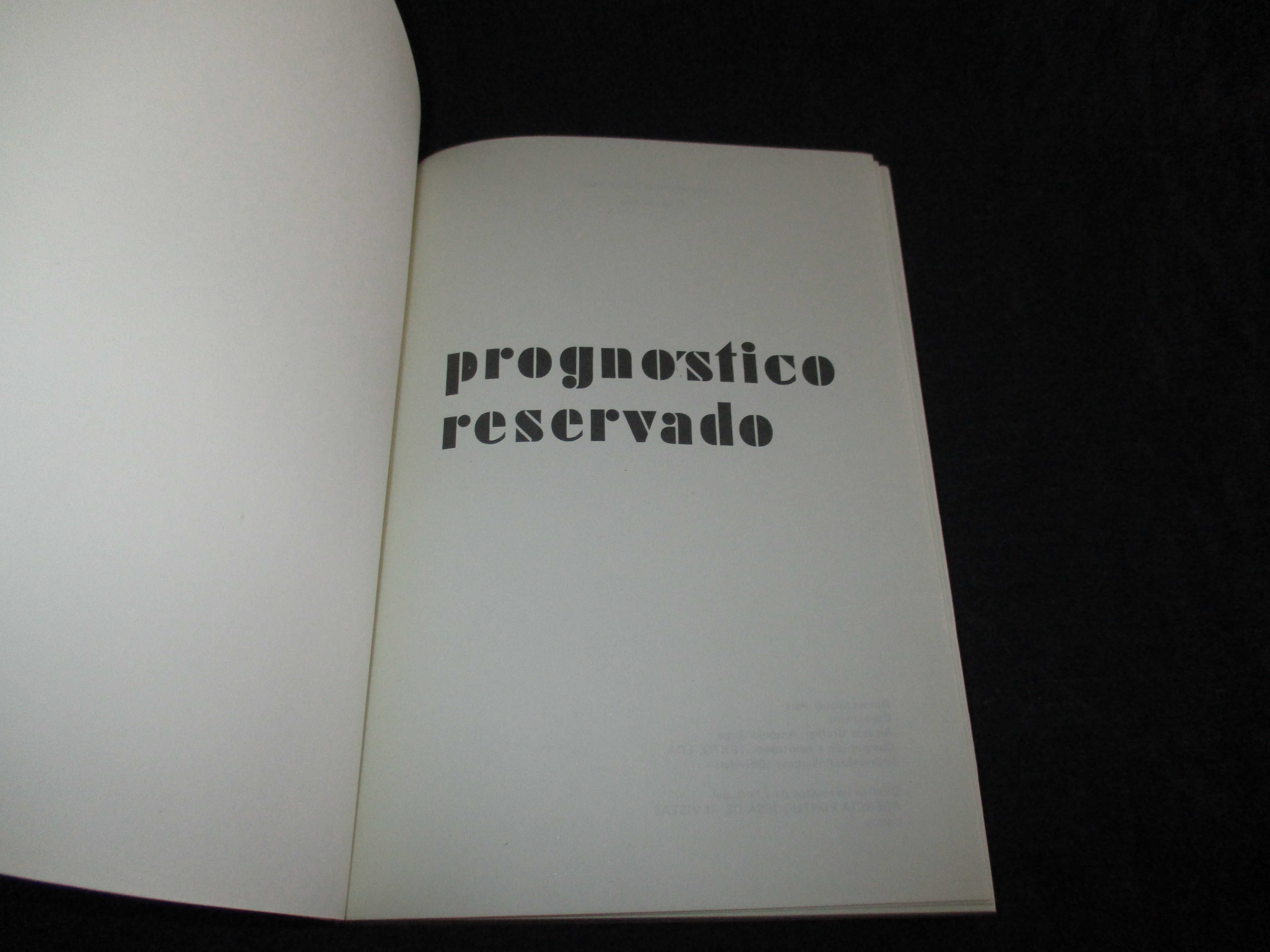 Livro Prognóstico Reservado Miguel Reis