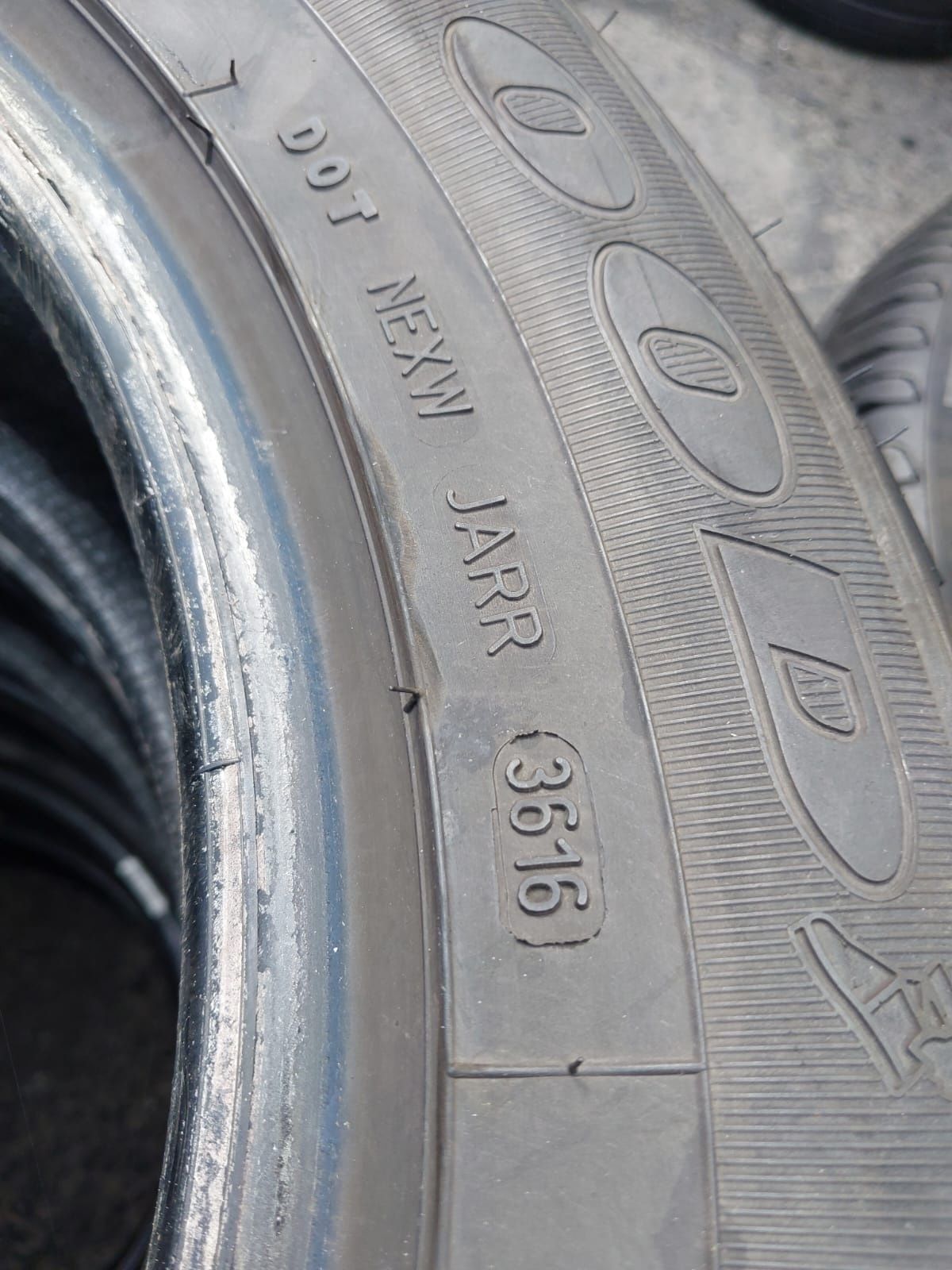 Opony używane 205/60/16 goodyear 4x6 mm 2019