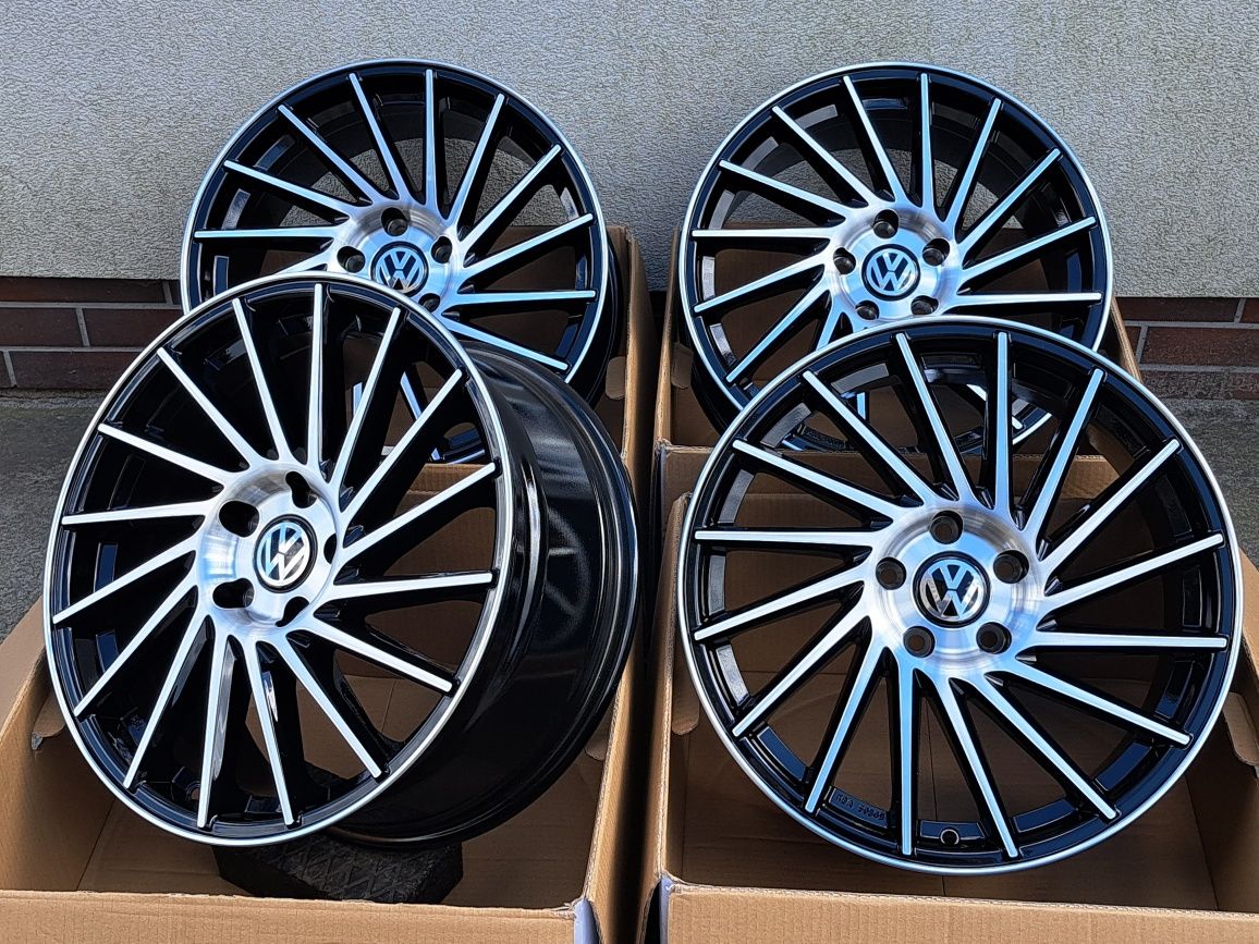 ALUFELGI NOWE VW 18 5x112 T-Roc Passat Golf Jetta Scirocco KT17 CNC