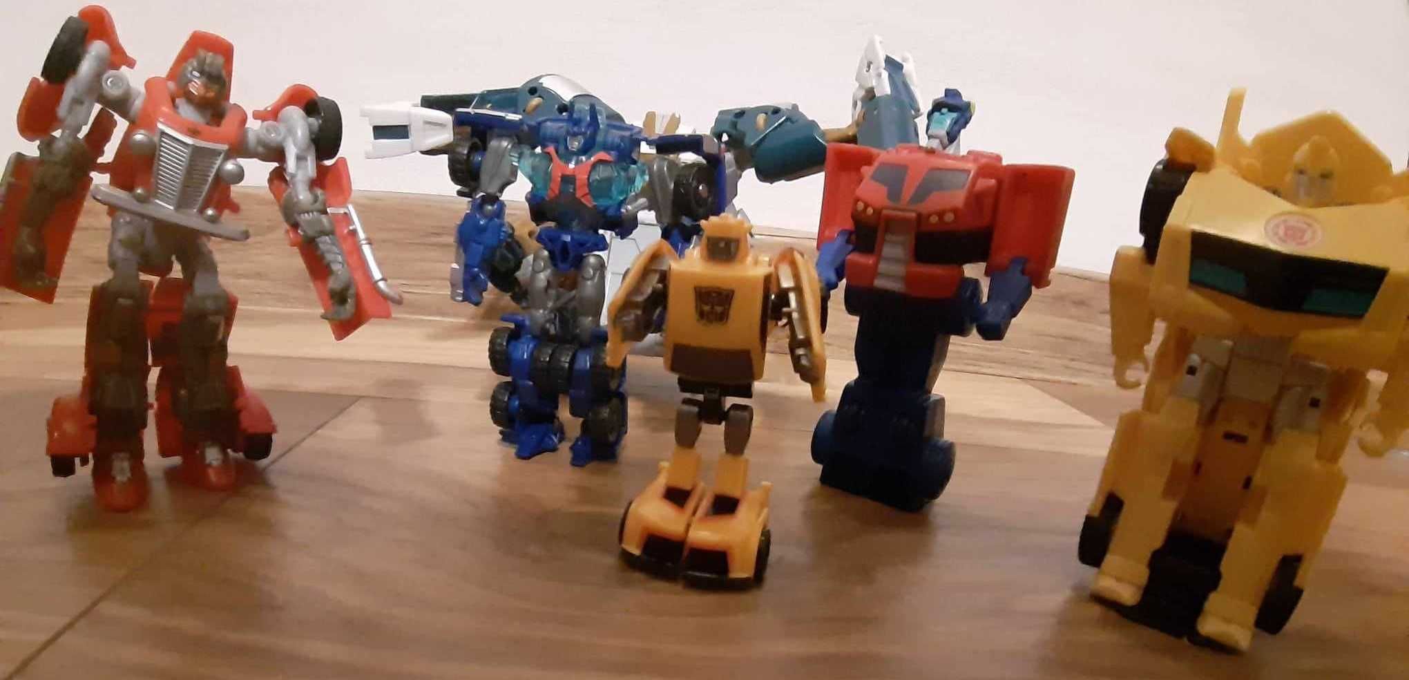 Transformers auto ciężarówka poduszkowiec 6 szt.
