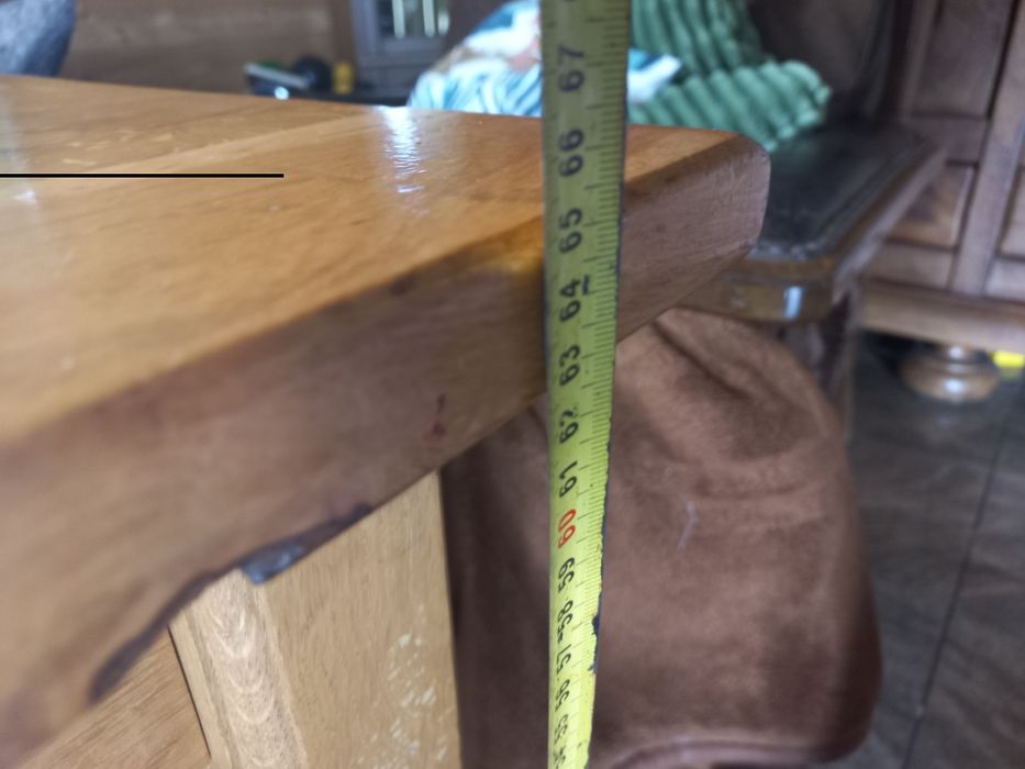 Ława drewniana dębowa