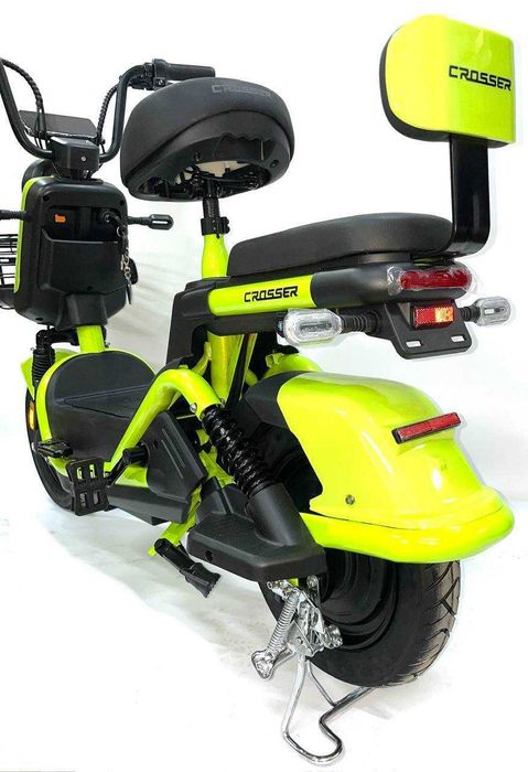 Електричний велосипед Crosser CR2 800W (графенові акб 60V/24Ah)Зелений