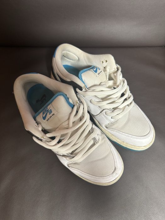nike sb dunk low pro laser blue кросівки skateboarding supreme sk8