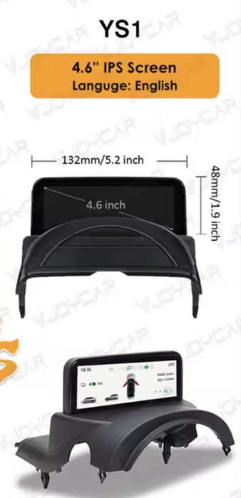 Tesla Model 3 / Y  RYZEN спідометр, дисплей YS1