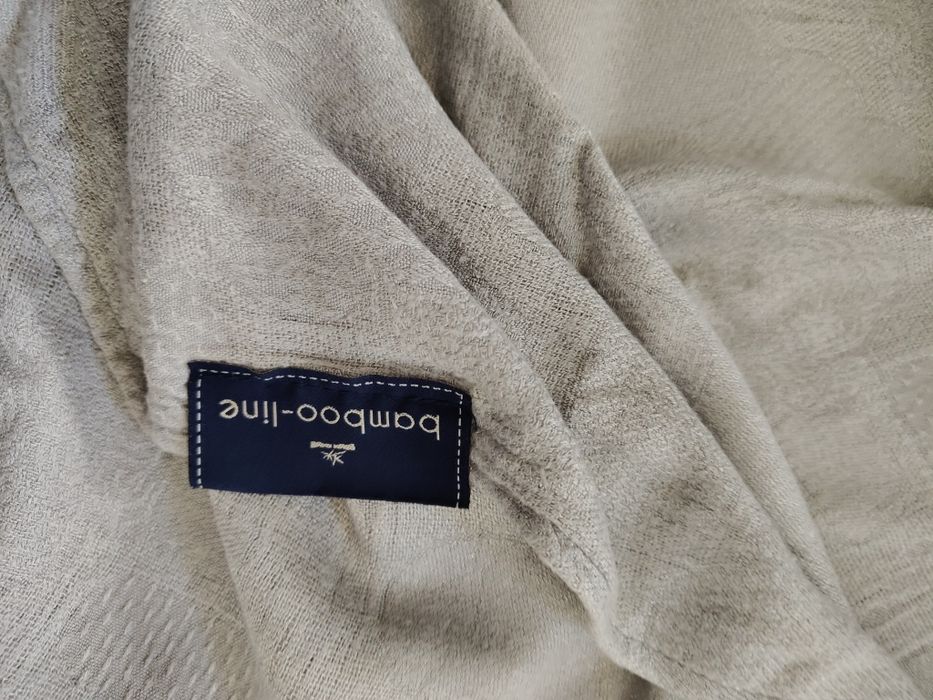 Kocyk bambusowy szary