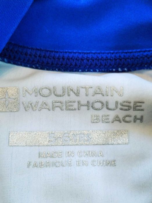 Koszulka Mountain Warehouse na 5 - 6 lat roz. 110 - 116 do pływania