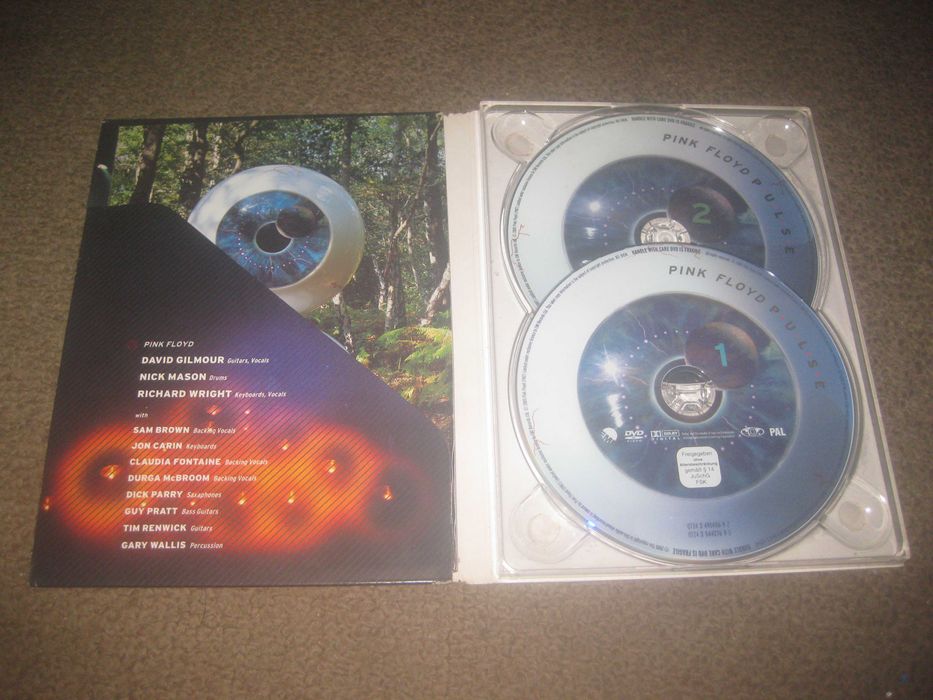 DVD Duplo dos Pink Floyd "Pulse" em Edição Digipack!