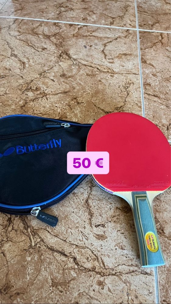Raquete ténis mesa da marca Butterfly Novo Preço 30.€
