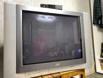 Телевізор з плоским японським кінескопом JVC av 2178 tee, стереозвук