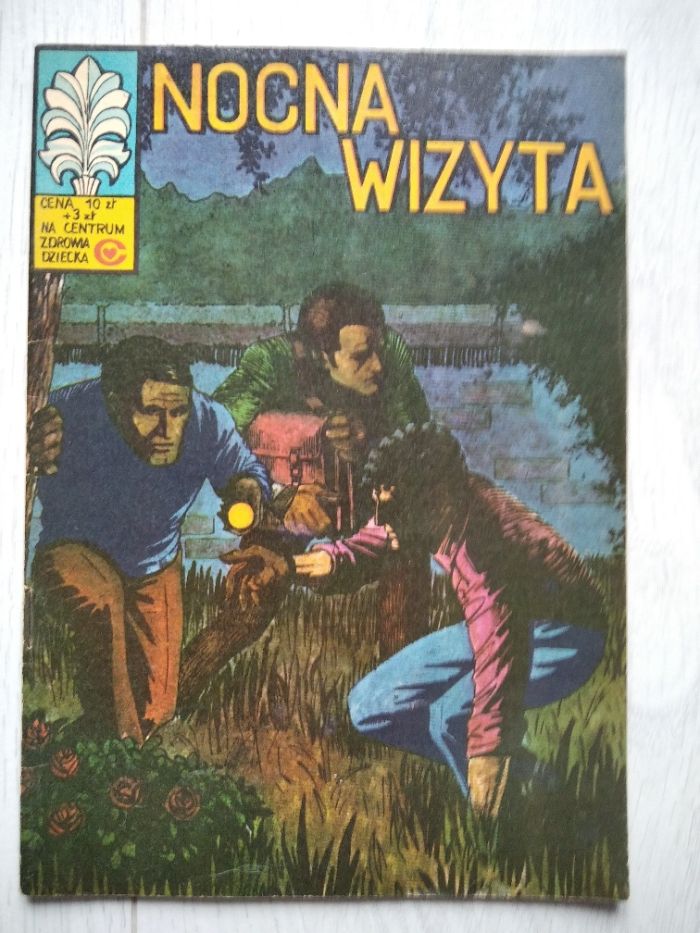 Komiks Kapitan Żbik Nocna wizyta 1980 rok wydanie II stan bardzo dobry