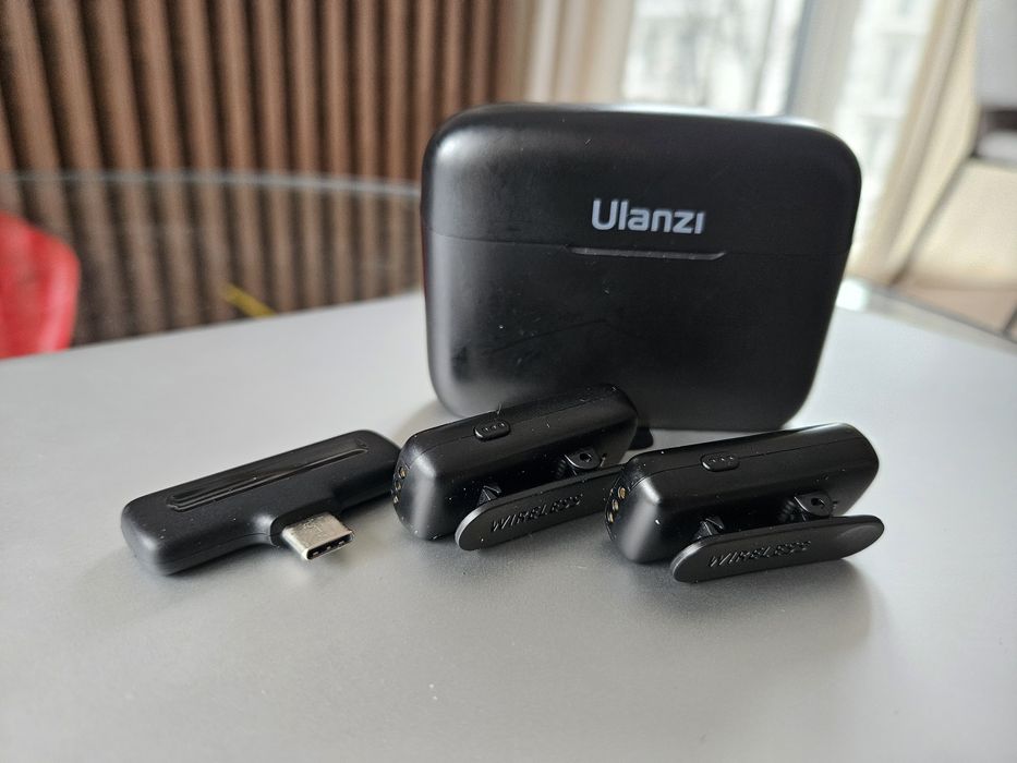 Ulanzi J12 USB-C | Bezprzewodowy mikrofon do telefonu | 2x nadajnik +