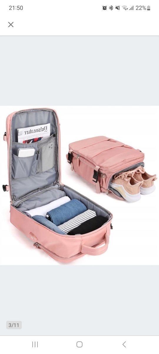 Nowa cena Plecak podróżny na laptopa i bagaże